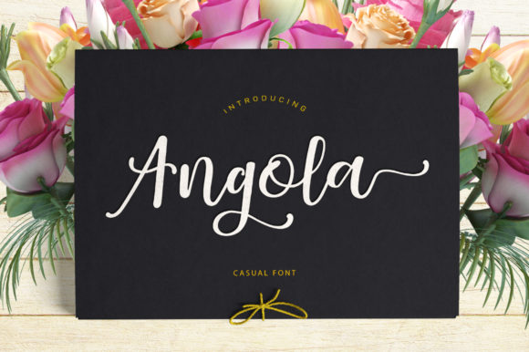 Angola: A Modern Script Font for Creative Branding