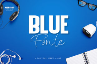 Blue Fonte Duo: A Stylish Typeface for Modern Web Design