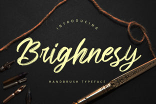 Brighnesy: A Charming Script Font for Web Design