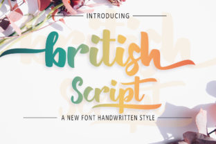 British: A Charming Script Font for Editorial Design