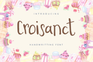 Croisanct: A Charming Handwritten Font for Crafters