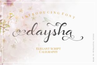 Daysha: The Elegant Script Font for Editorial Charm