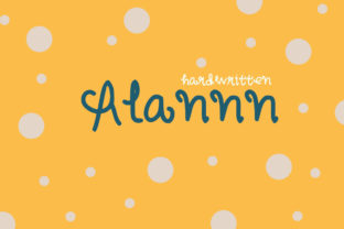 Discover Alannn: A Playful Script Font for Editorial Charm