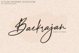 Discover Baekrajan: A Luxurious Script for Handmade Creations