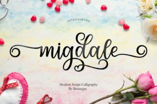 Discover Migdale: A Charming Script Font for Crafters