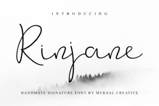 Discover Rinjane: A Bold and Dazzling Handwritten Font