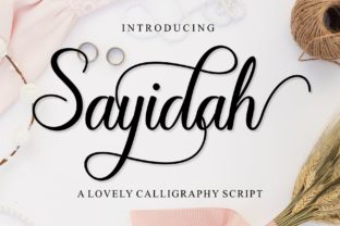 Enhance Your Campaigns with Sayidah, the Charming Handwritten Font