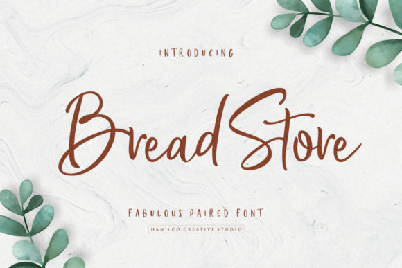 Enhance Your Web Design with Bread Store Font