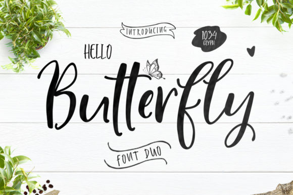 Enhance Your Web Design with Hello Butterfly Duo Font