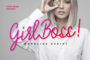 Girl Boss: A Standout Script Font for Creative Branding