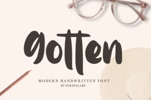 Gotten: A Script Font for Elegant Web Design
