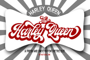 Harley Queen: A Vintage Script Font for Bold Branding