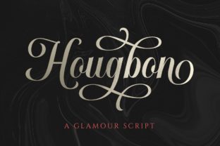 Hougbon: A Charming Script Font for Web Design