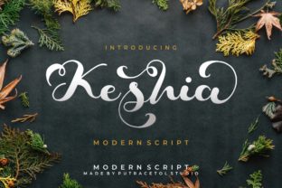 Keshia: A Charming Script Font for Eye-Catching Campaigns