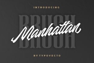 Manhattan Brush: A Modern Script Font for Web Design