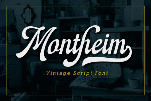 Montheim: A Vintage Script for Timeless Branding