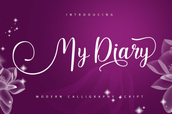 My Diary: A Handwritten Font for Crafters and Creators