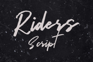 Riders: A Daring Script Font for Editorial Design