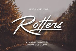 Rotters: A Handbrushed Font for Creative Web Design