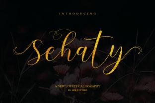Sehaty: Elevate Your Brand with This Elegant Handwritten Font