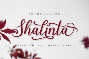 Shalinta: A Script Font with Modern Elegance