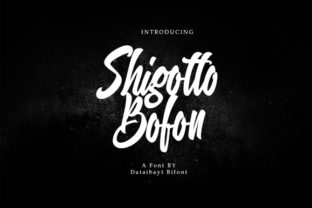 Shigutto Bofon: A Modern Script for Editorial Elegance