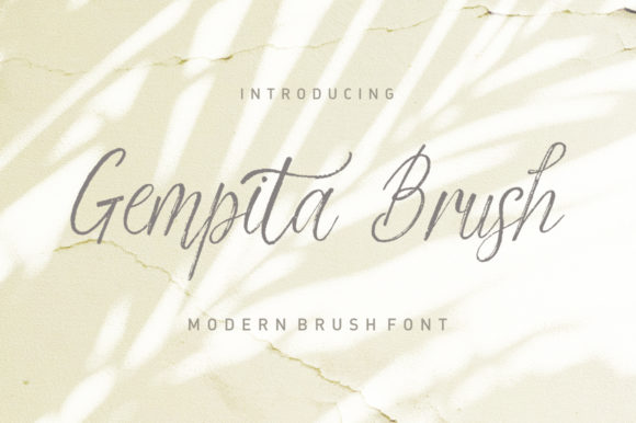 Transform Your Brand with Gempita Brush Font