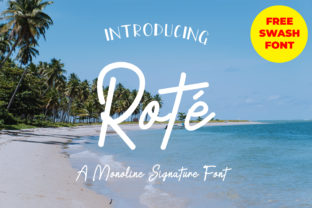 Transform Your Brand with Rote: A Striking Handwritten Font