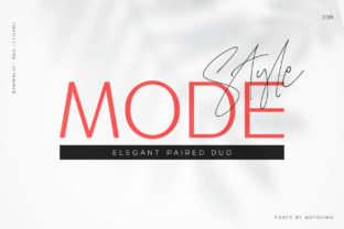 Unleash Elegance with Mode Style Duo Font