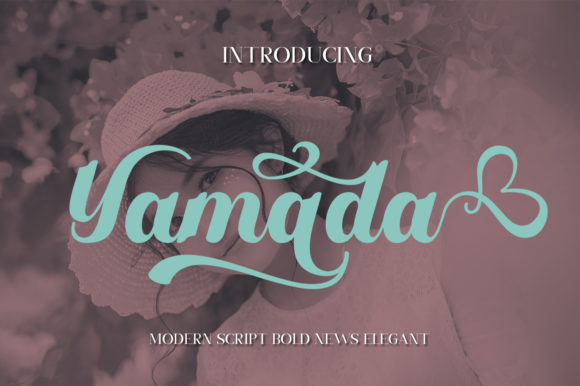 Yamada: A Handwritten Script Font for Editorial Elegance